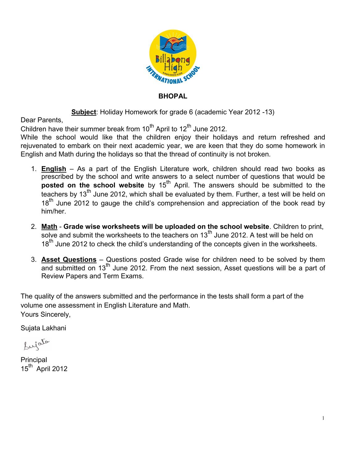 billabong high bhopal holiday homework billabong high bhopal holiday homework